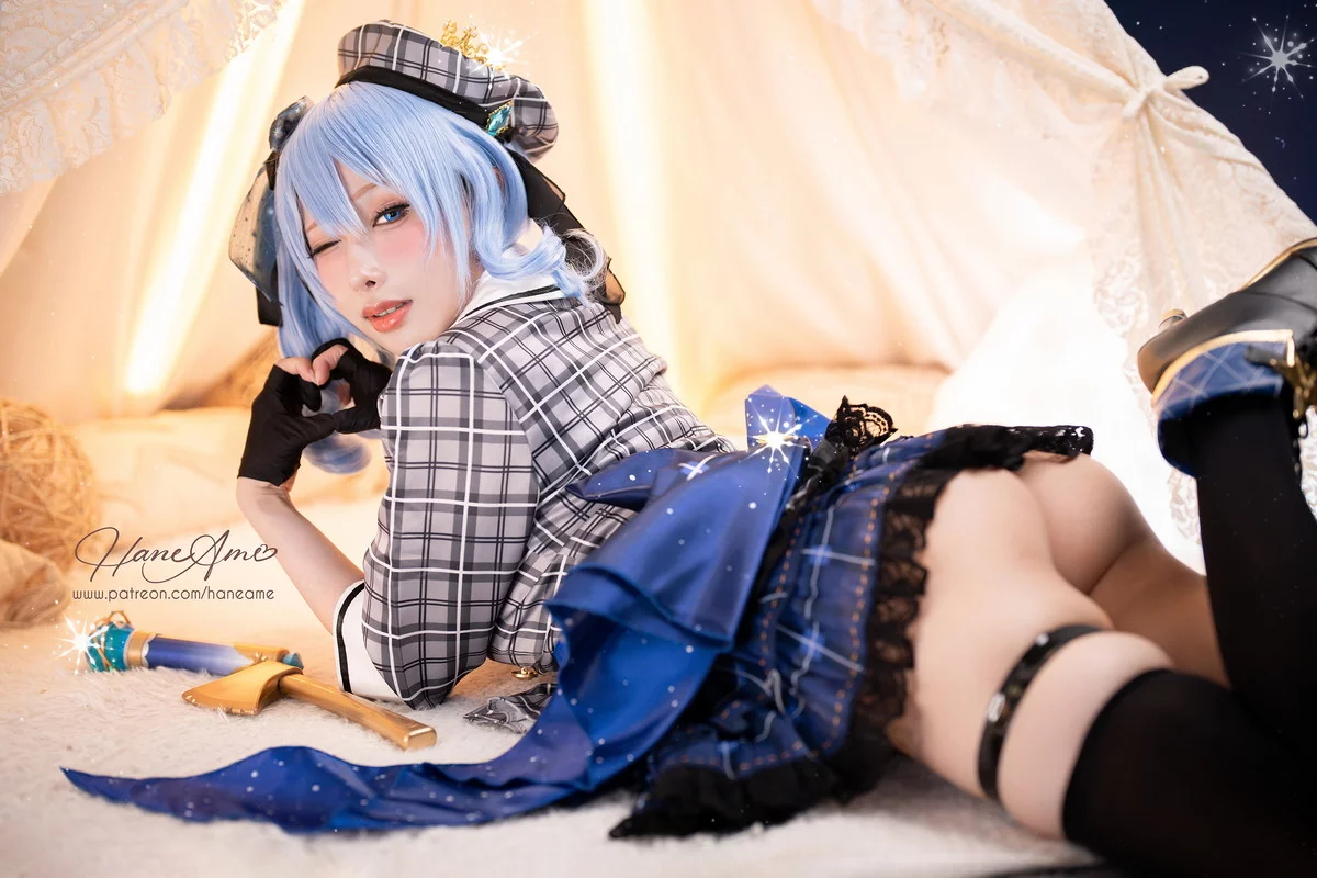 Coser美女雨波_HaneAme4月合集主题性感连体衣+黑色内衣秀丰满身材诱惑写真148P