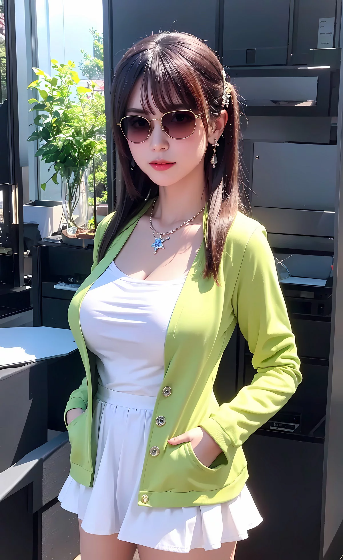 AI美图017期都市丽人性感OL制服系列主题写真及下载30P