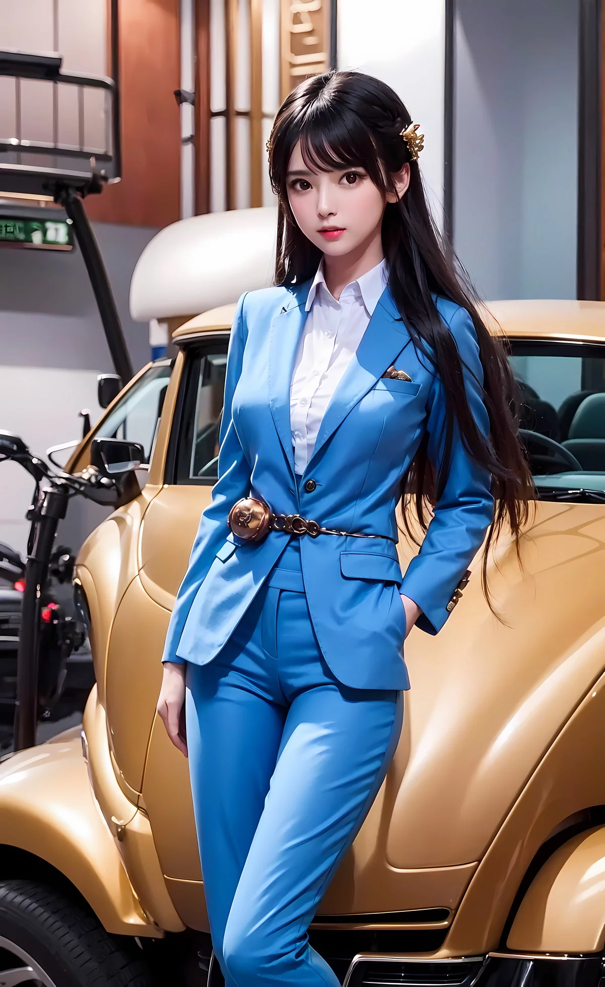 AI美图017期都市丽人性感OL制服系列主题写真及下载30P
