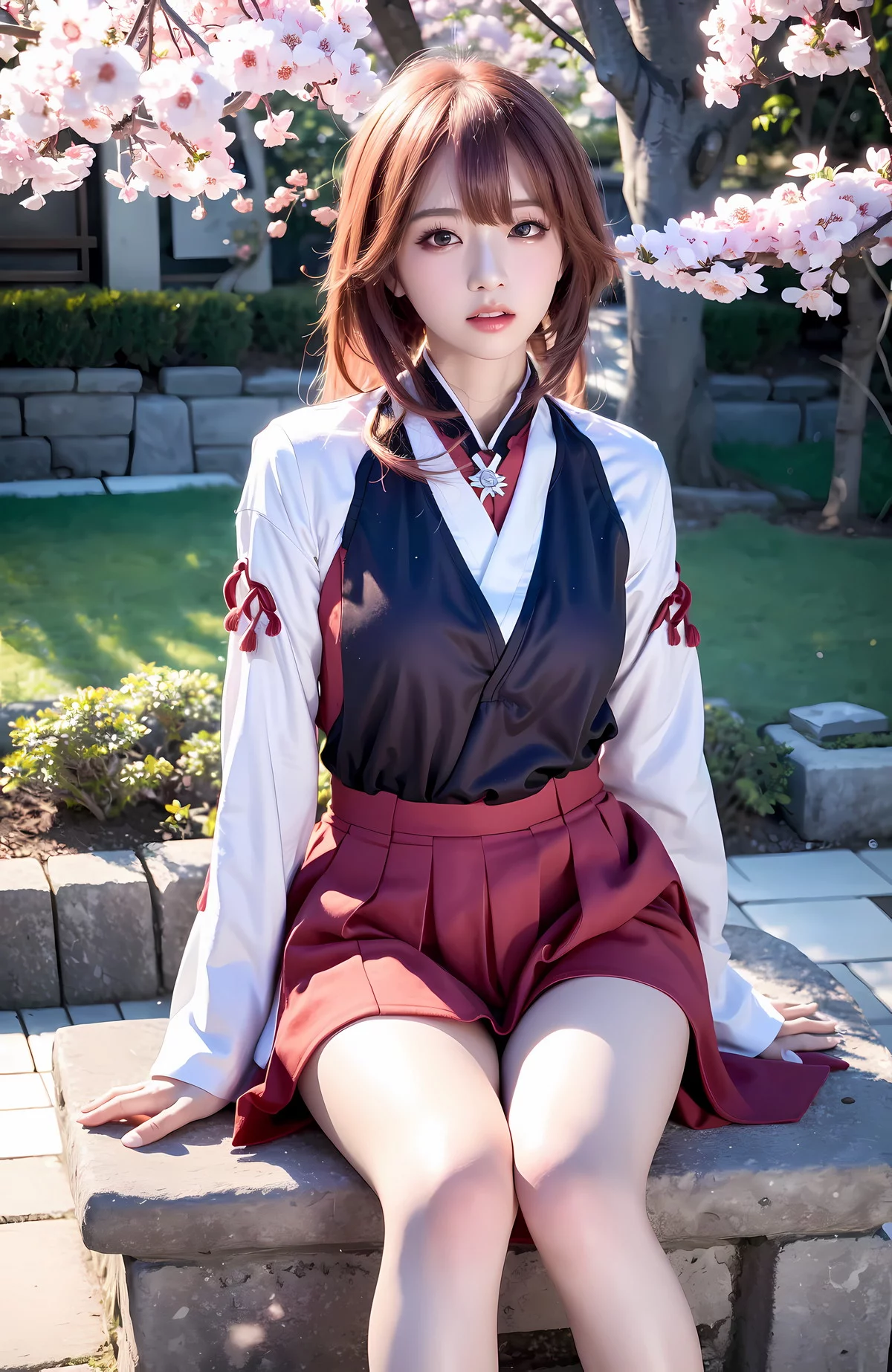 AI美图020期八重神子主题性感礼裙系列美女写真及下载24P