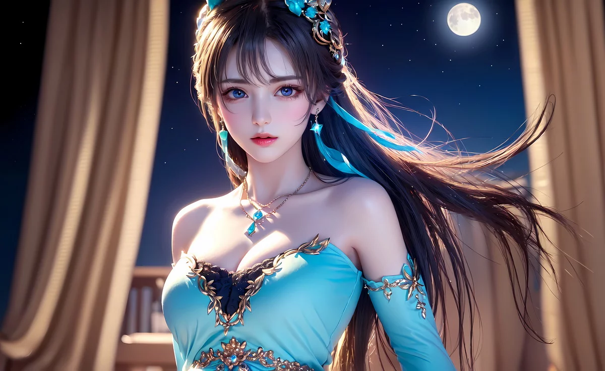 AI美图019期电眼迷唇主题户外短发美少女性感写真及下载22P
