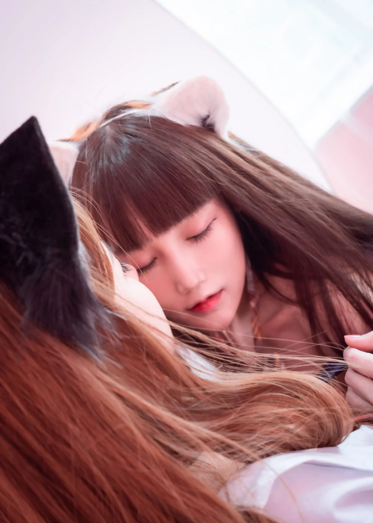 Coser妹子蜜蜜子+星野咪兔Cute pet主题性感姐妹花JK制服秀美腿迷人诱惑写真71P