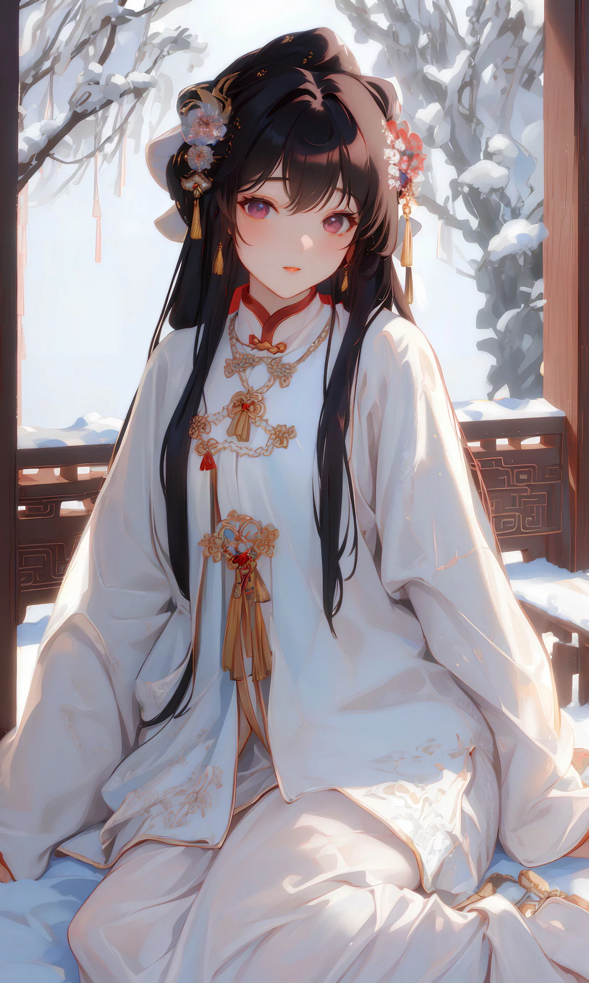 AI美图024期画中少女主题完美身材的动漫少女写真及下载40P