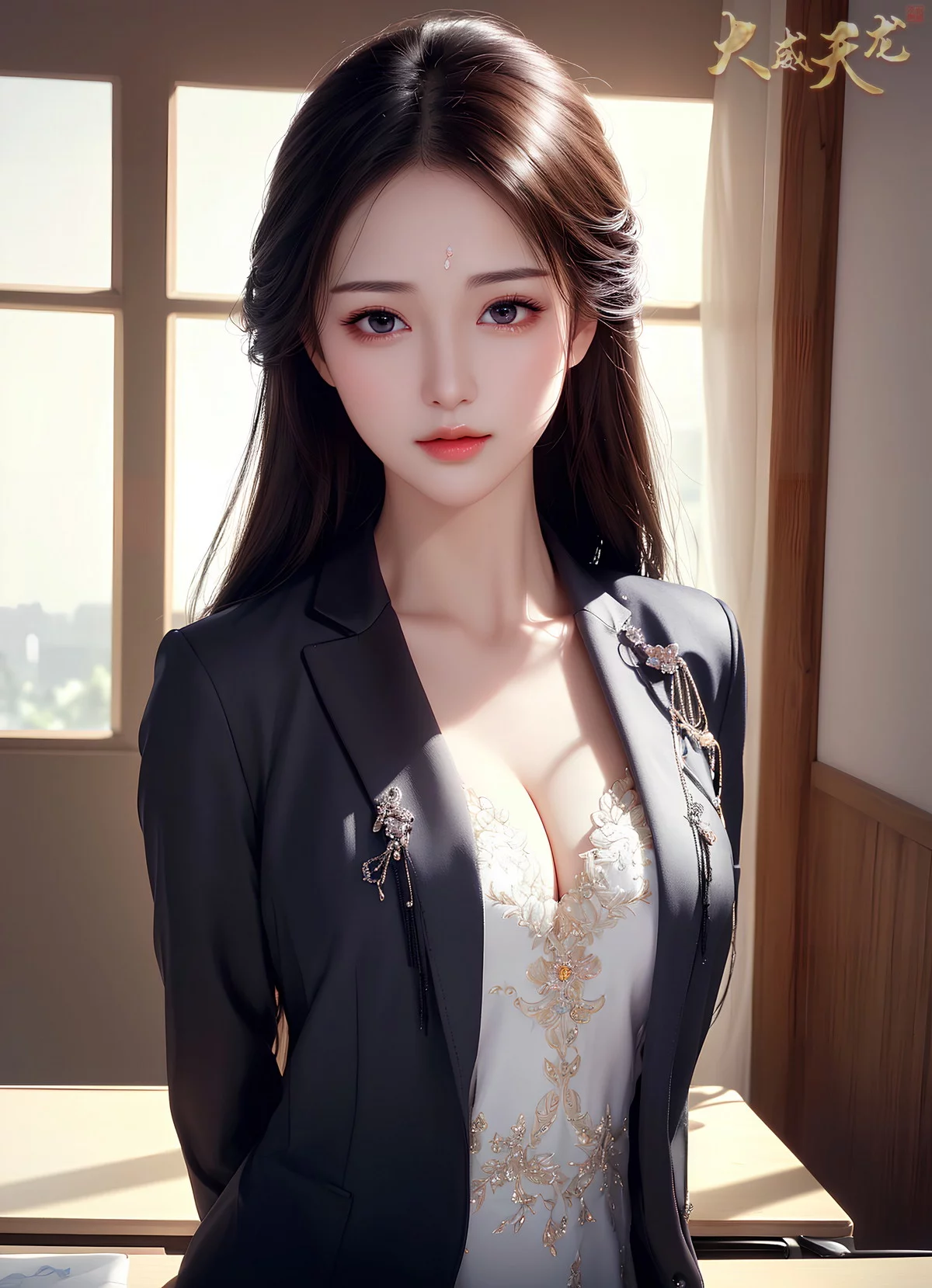 AI美图028期留课老师主题教室里性感制服写真及下载32P