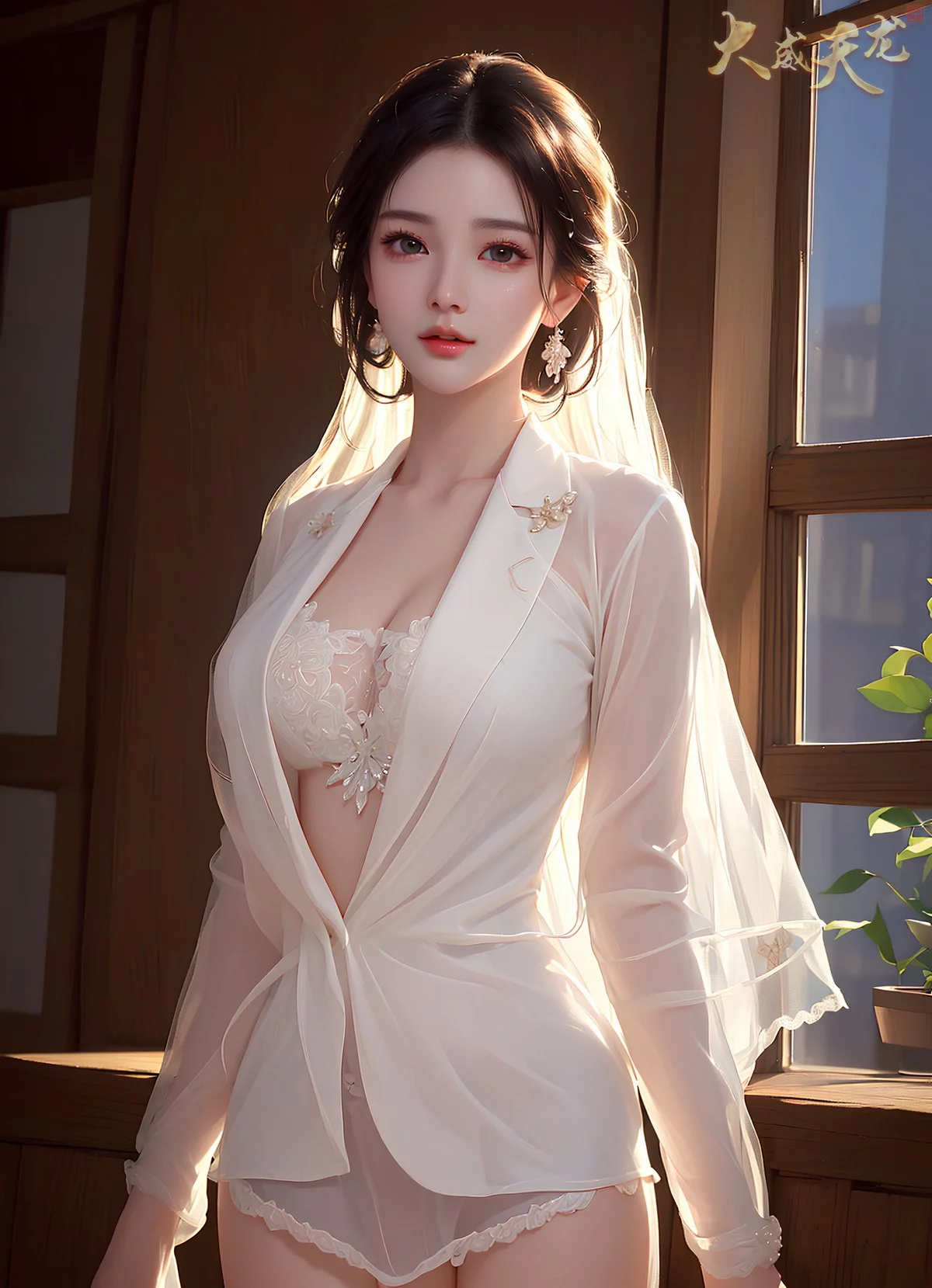AI美图028期留课老师主题教室里性感制服写真及下载32P