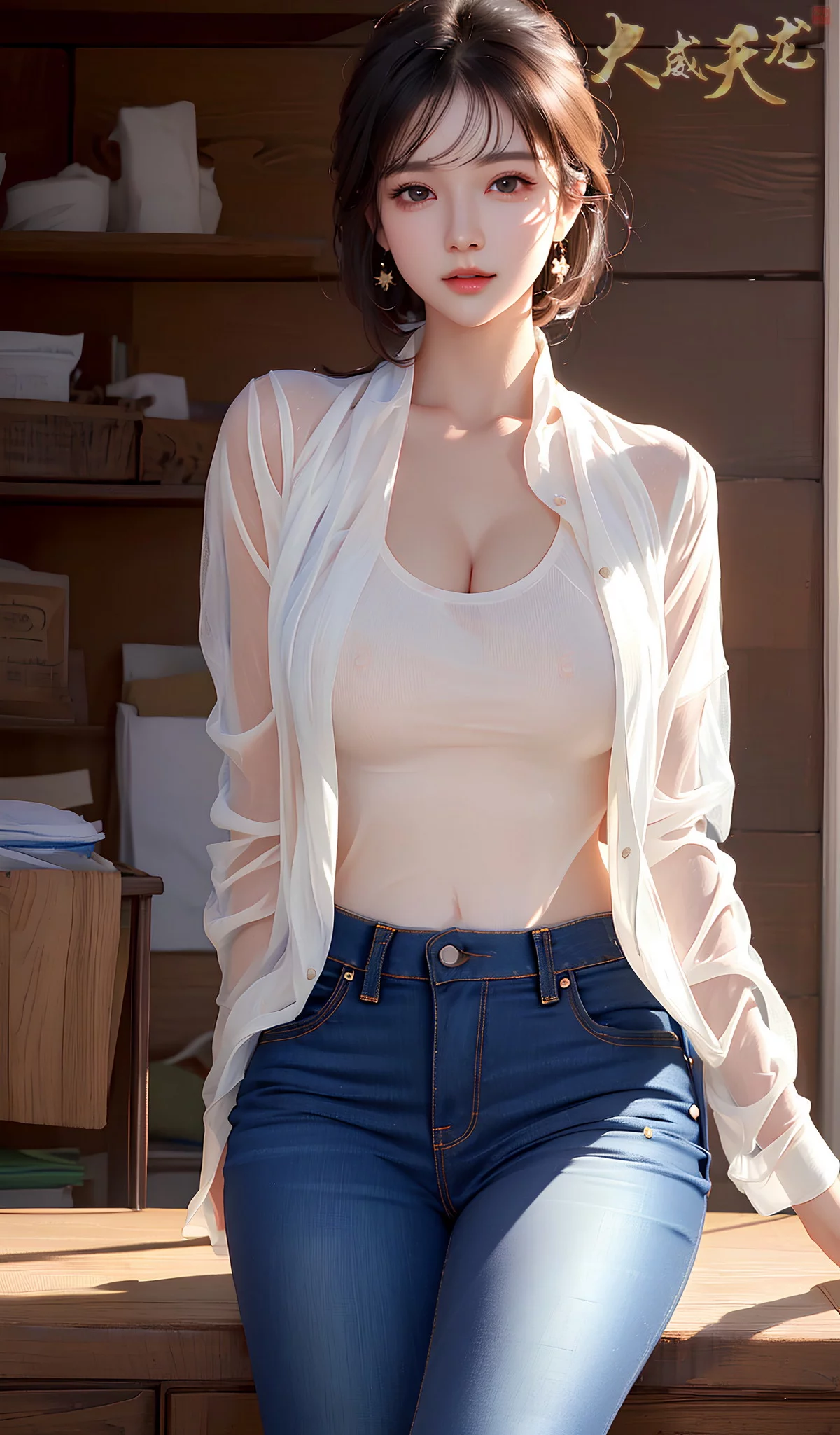 AI美图028期留课老师主题教室里性感制服写真及下载32P