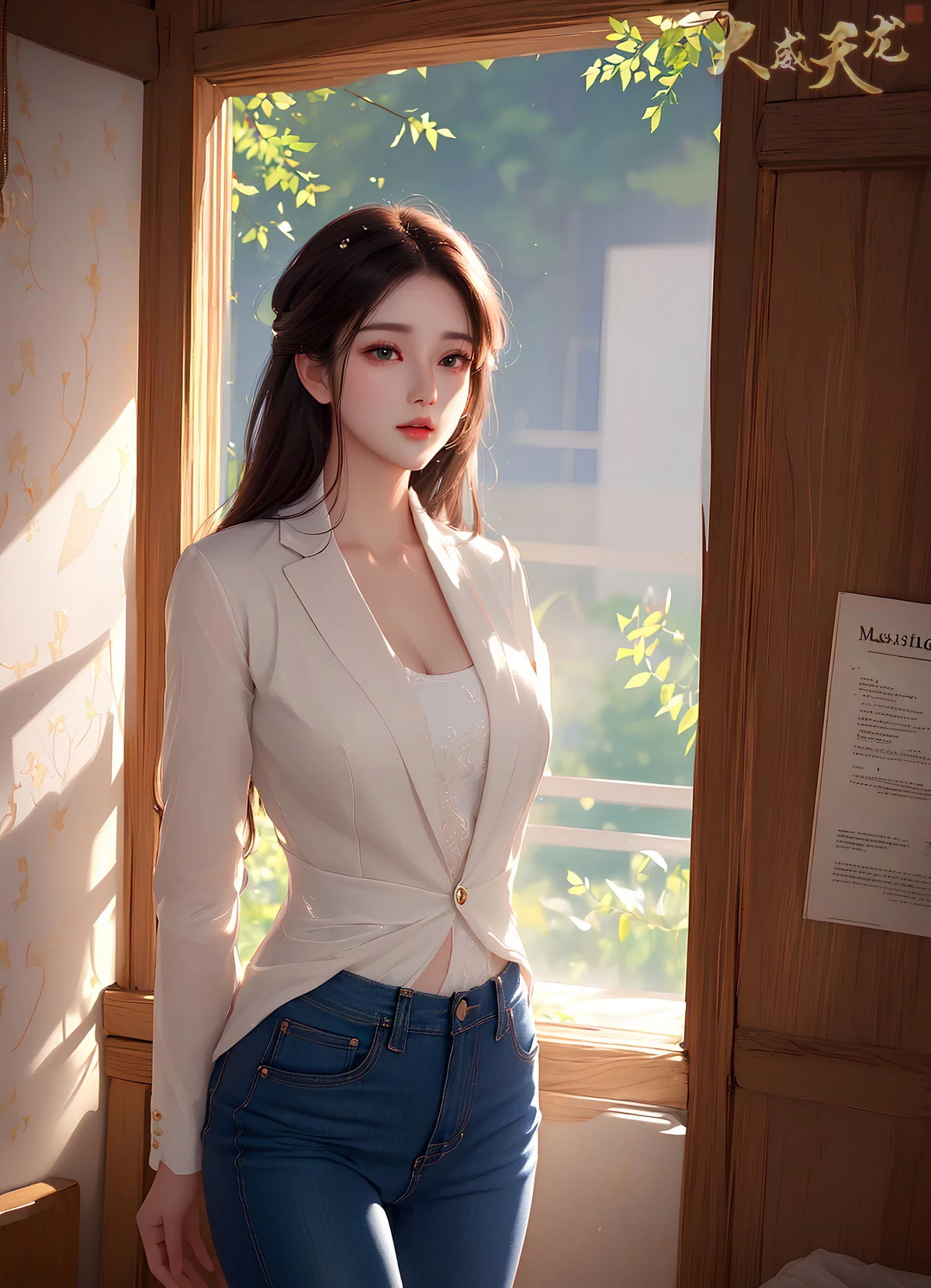 AI美图028期留课老师主题教室里性感制服写真及下载32P