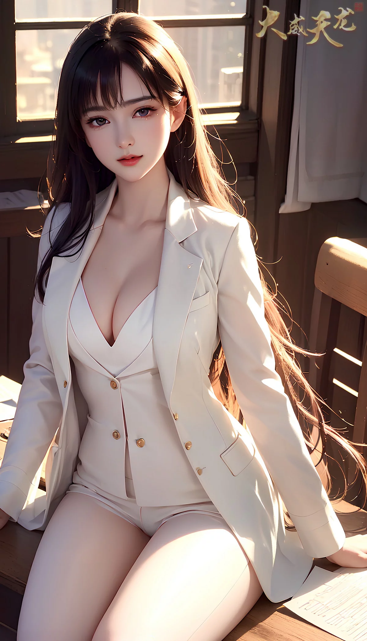 AI美图028期留课老师主题教室里性感制服写真及下载32P