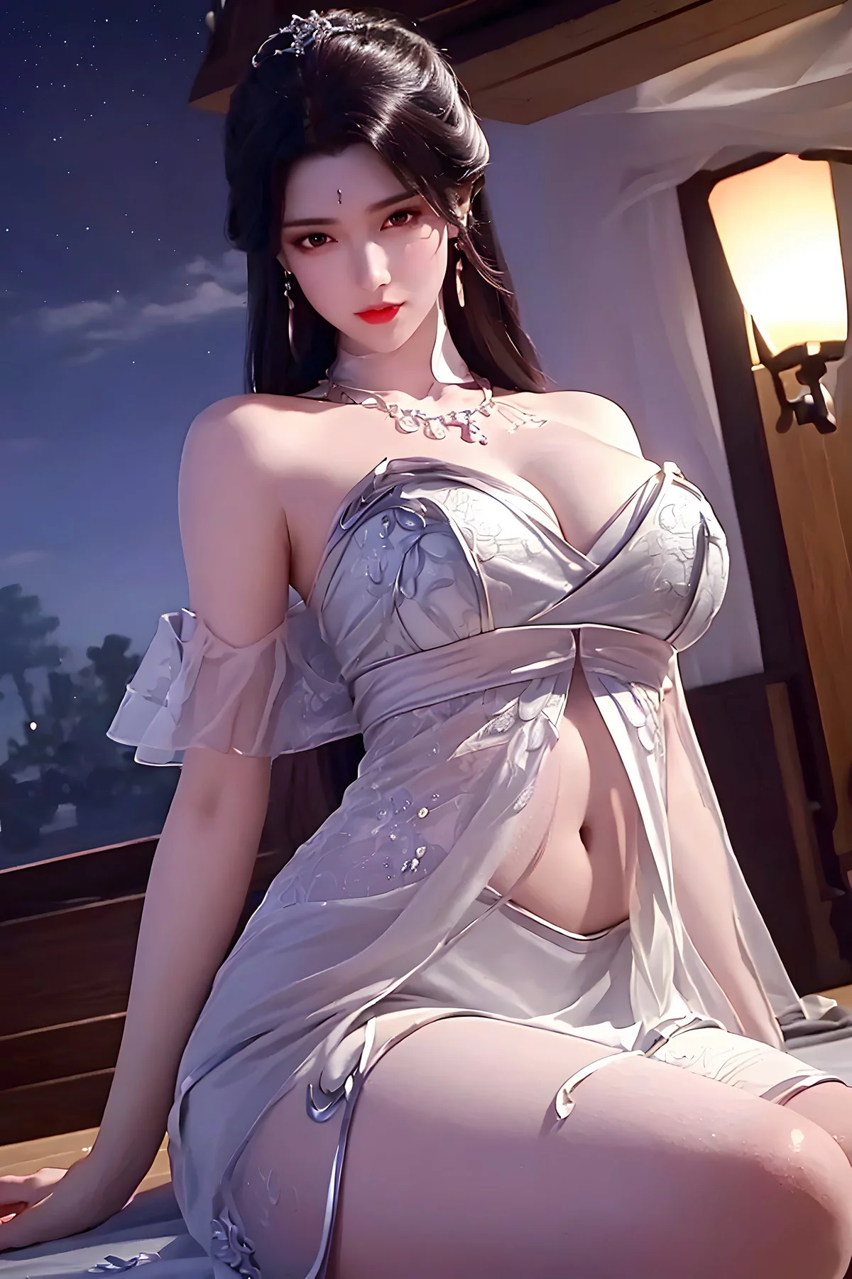 AI美图036期月婵主题古典美女性感服饰秀完美身材写真及下载52P
