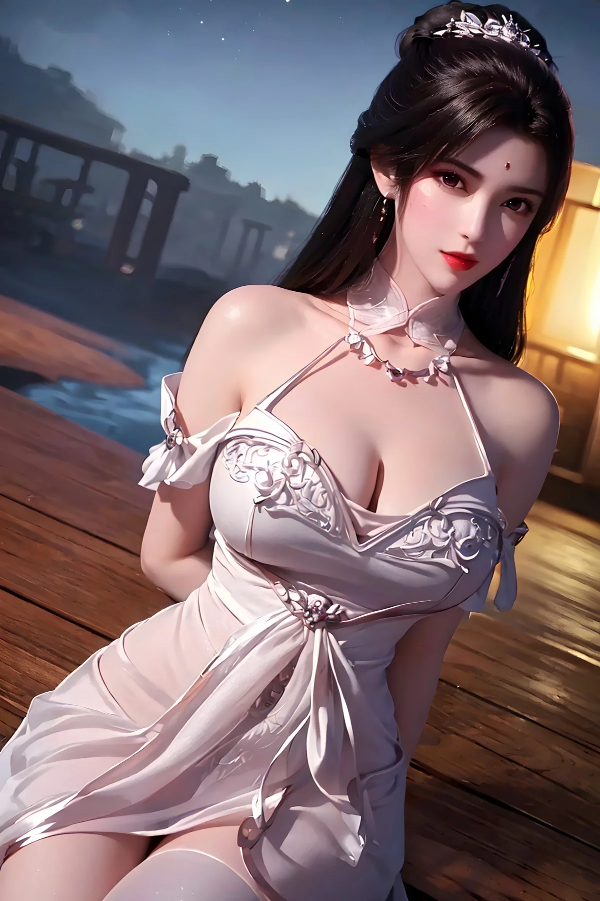 AI美图036期月婵主题古典美女性感服饰秀完美身材写真及下载52P
