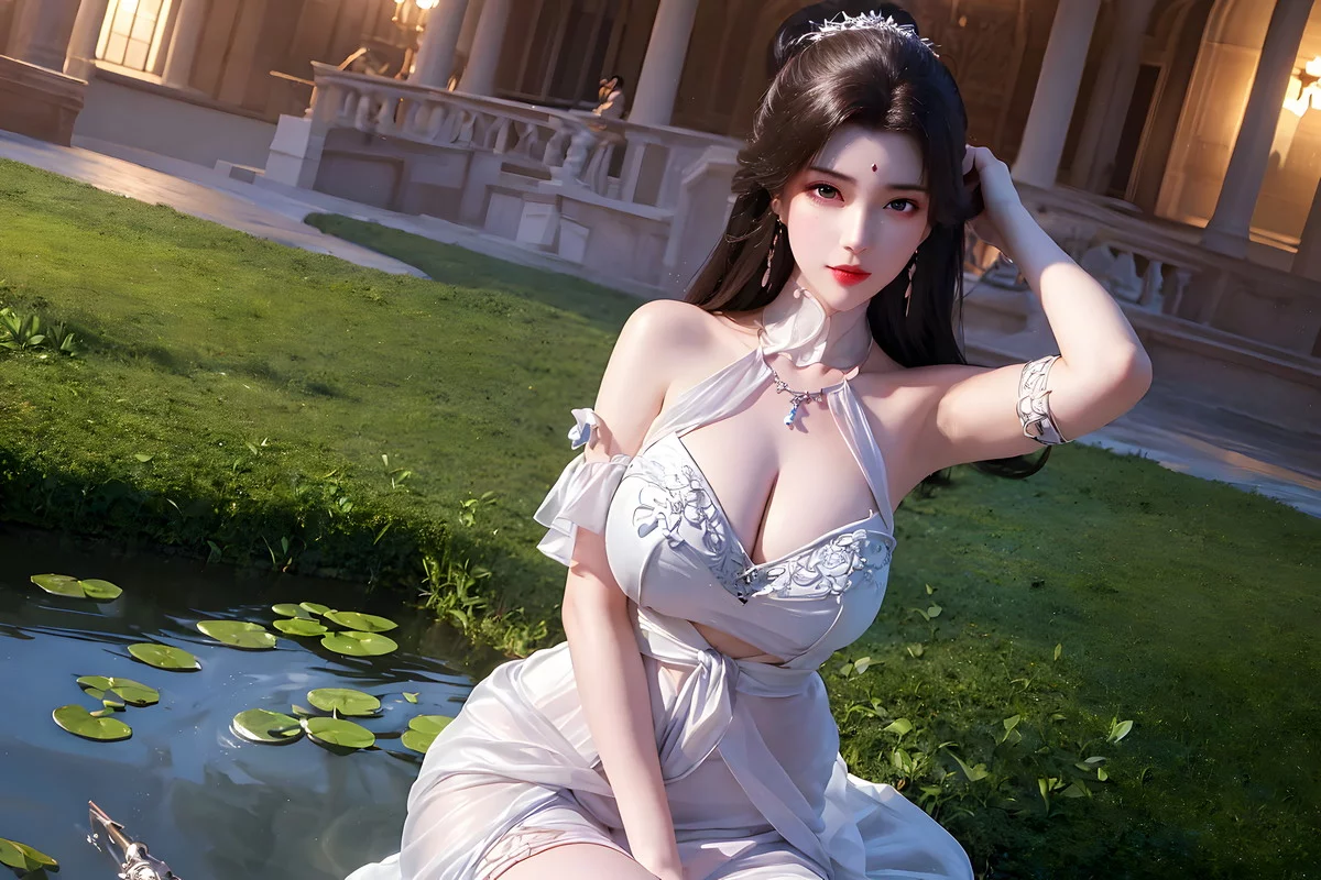 AI美图036期月婵主题古典美女性感服饰秀完美身材写真及下载52P