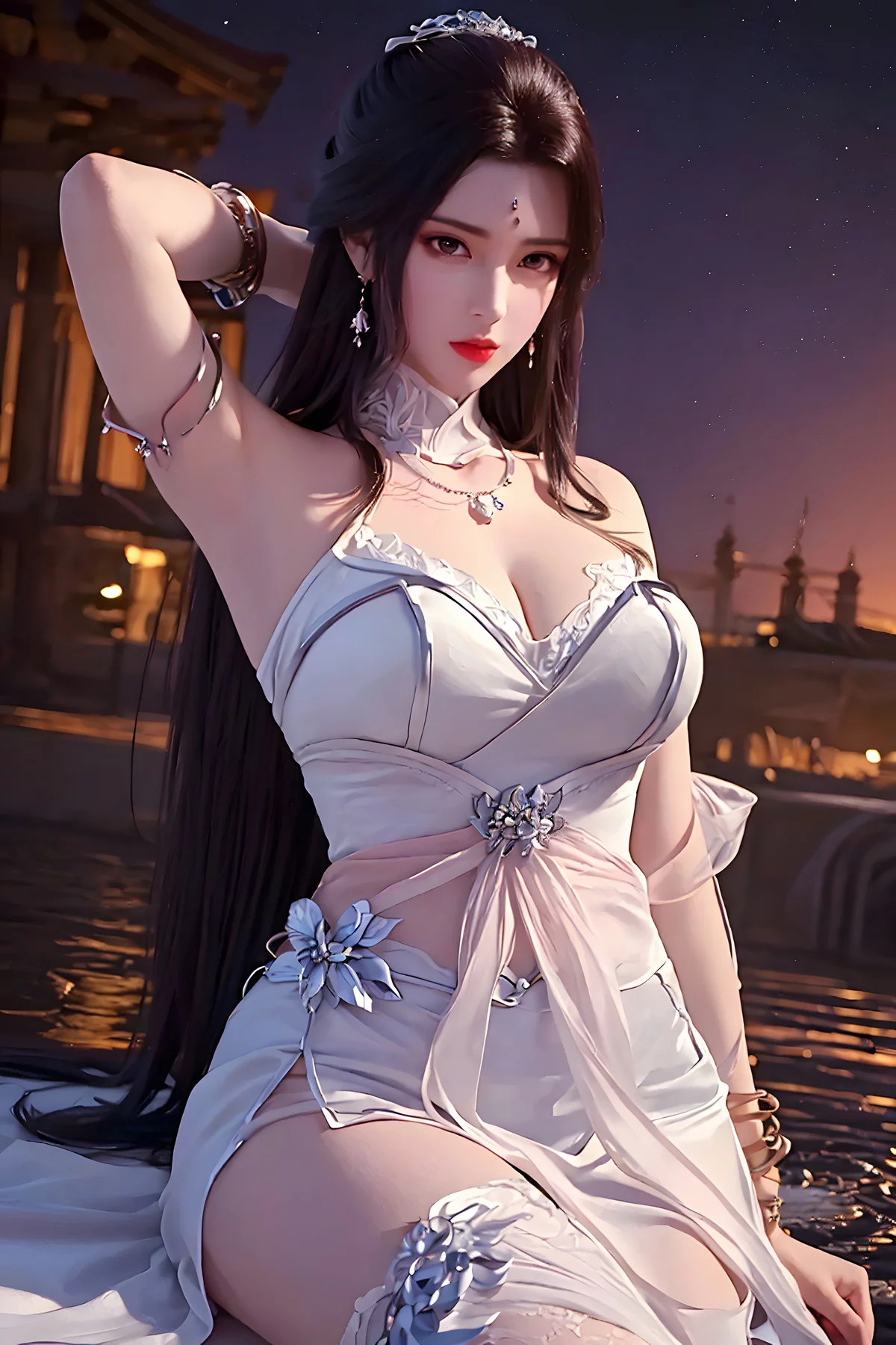 AI美图036期月婵主题古典美女性感服饰秀完美身材写真及下载52P