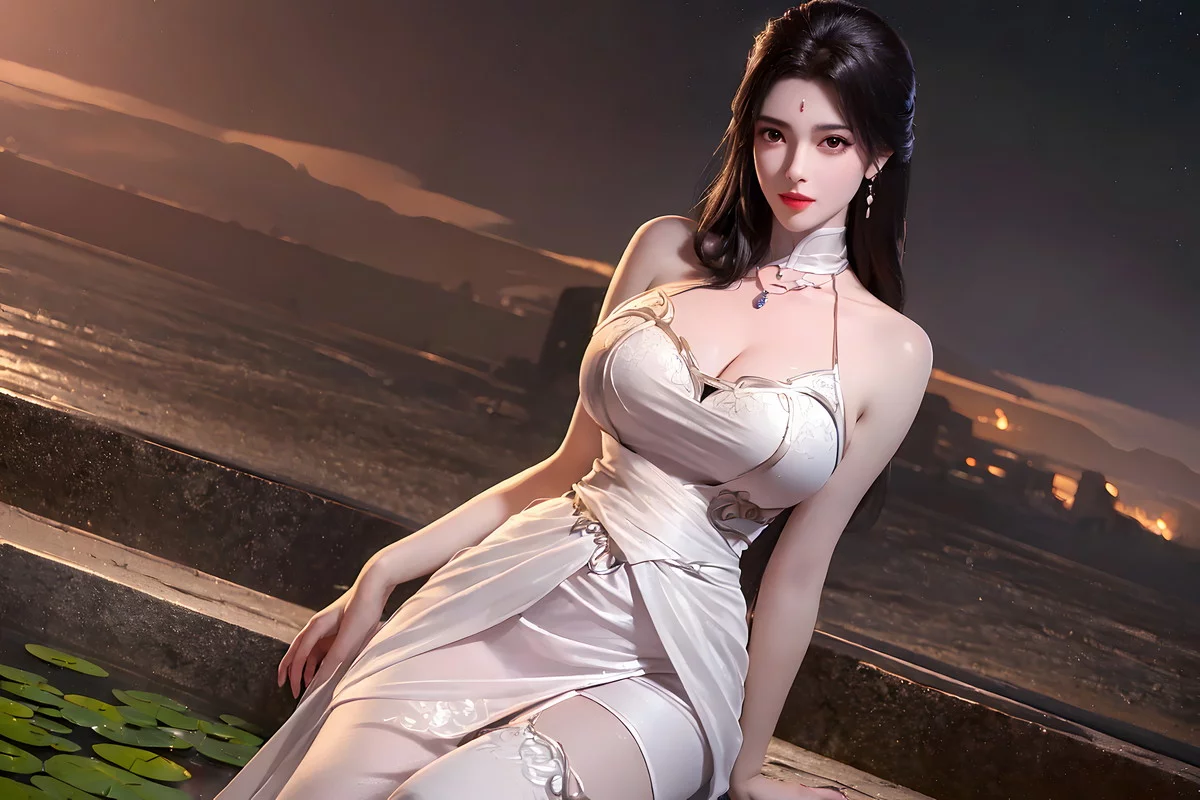 AI美图036期月婵主题古典美女性感服饰秀完美身材写真及下载52P