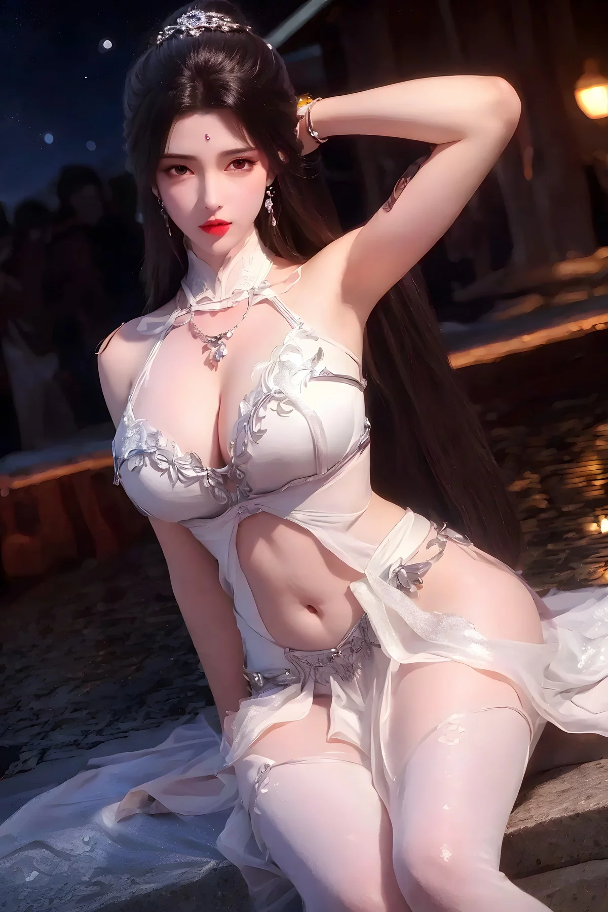 AI美图036期月婵主题古典美女性感服饰秀完美身材写真及下载52P