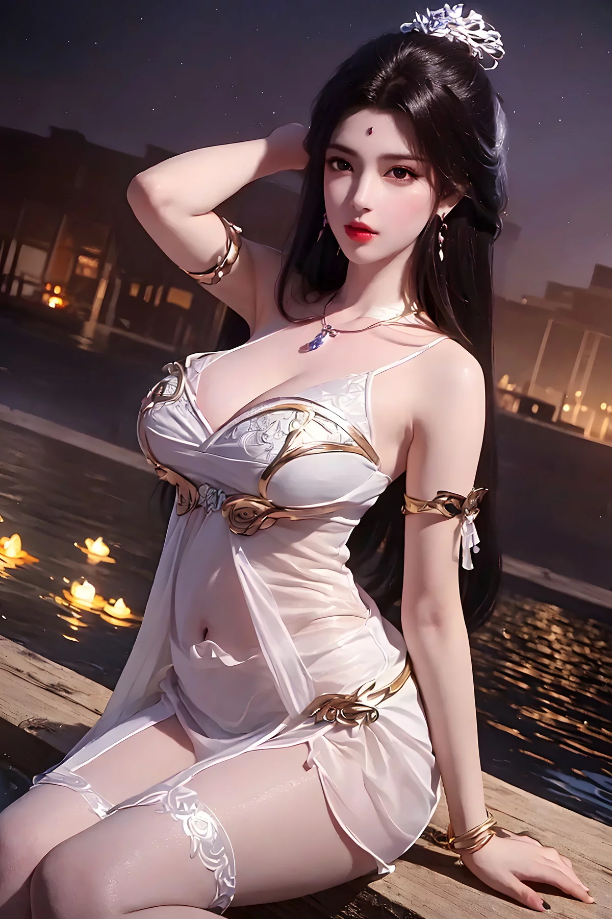 AI美图036期月婵主题古典美女性感服饰秀完美身材写真及下载52P