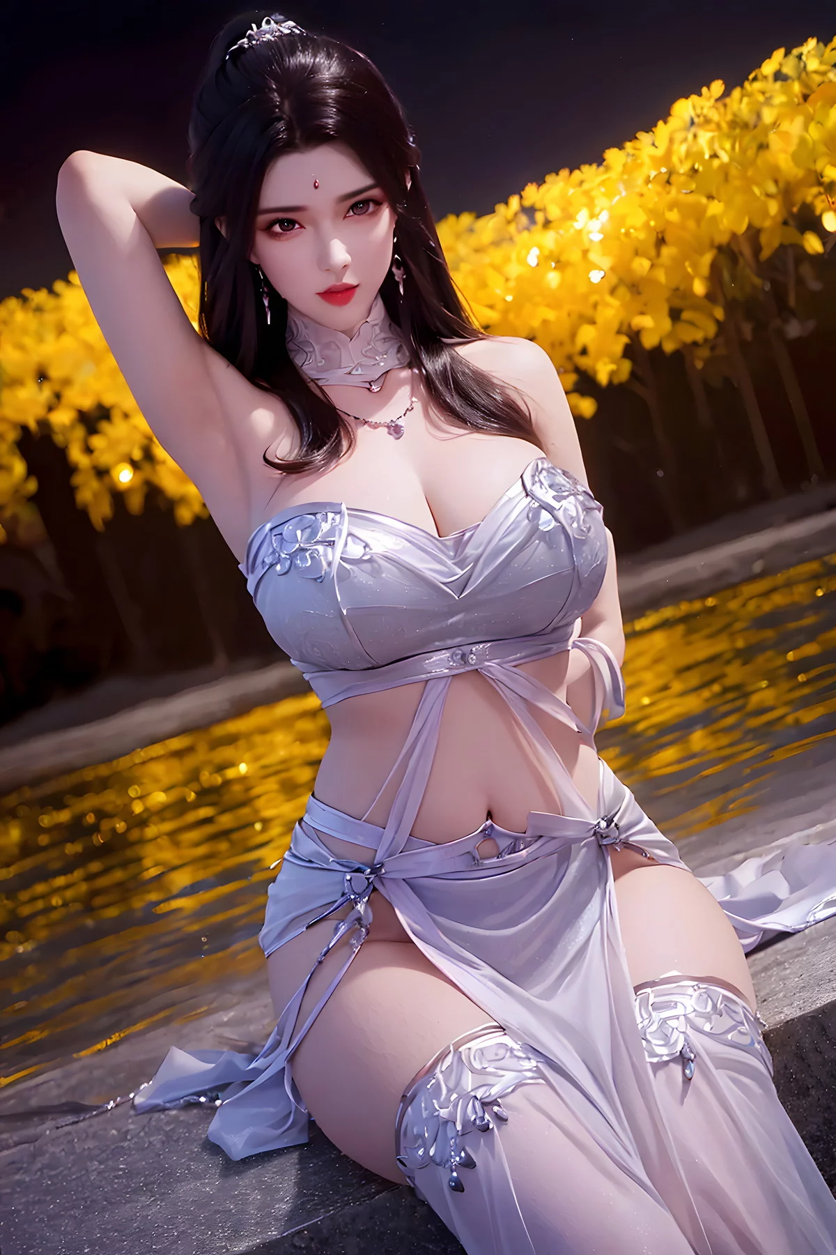 AI美图036期月婵主题古典美女性感服饰秀完美身材写真及下载52P