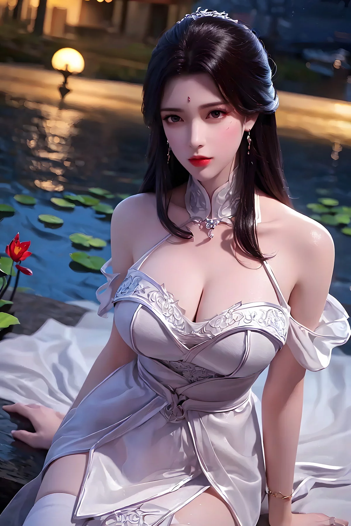AI美图036期月婵主题古典美女性感服饰秀完美身材写真及下载52P