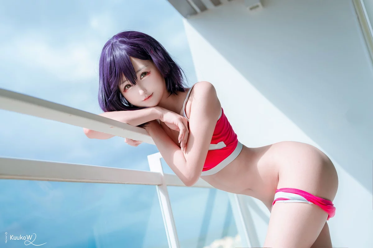 越南妹子KuukoW-Shizuka Mikazuki主题脱外套露性感红色运动内衣完美诱惑写真31P