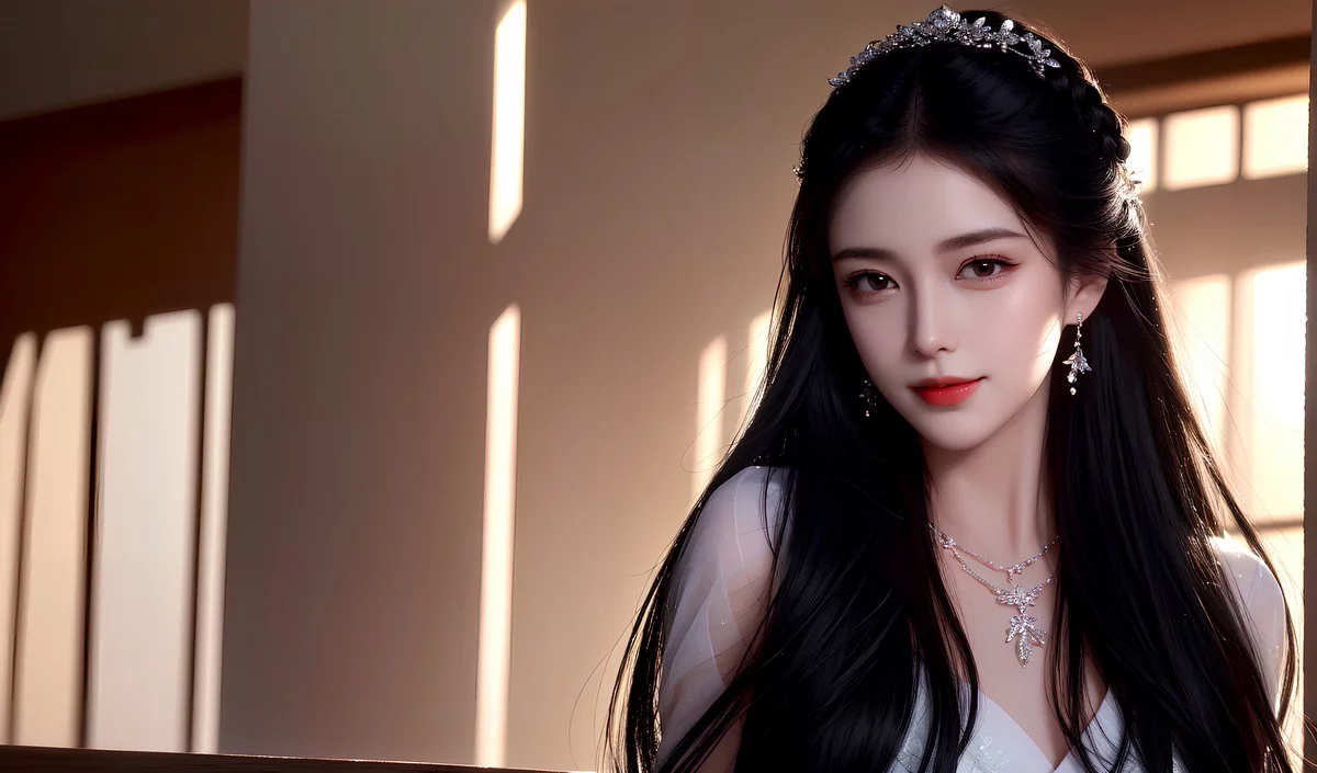 AI美图007期巧笑倩兮主题性感睡衣美女写真及下载50P