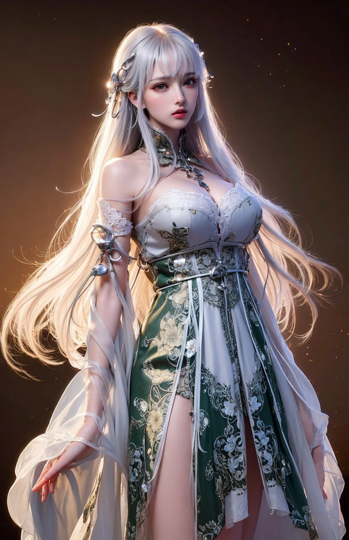AI美图010期绮丽梦幻主题性感梦幻美女完美身材迷人写真及下载28P