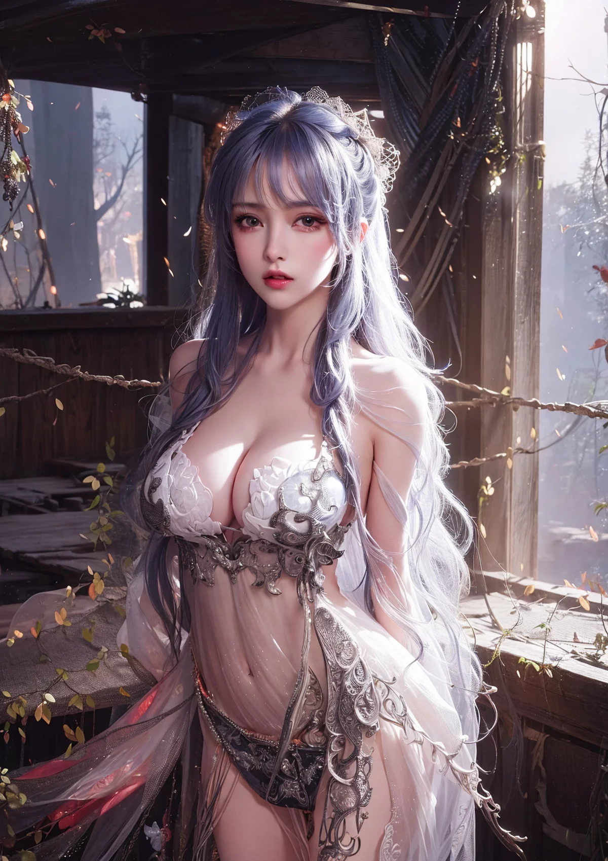 AI美图010期绮丽梦幻主题性感梦幻美女完美身材迷人写真及下载28P