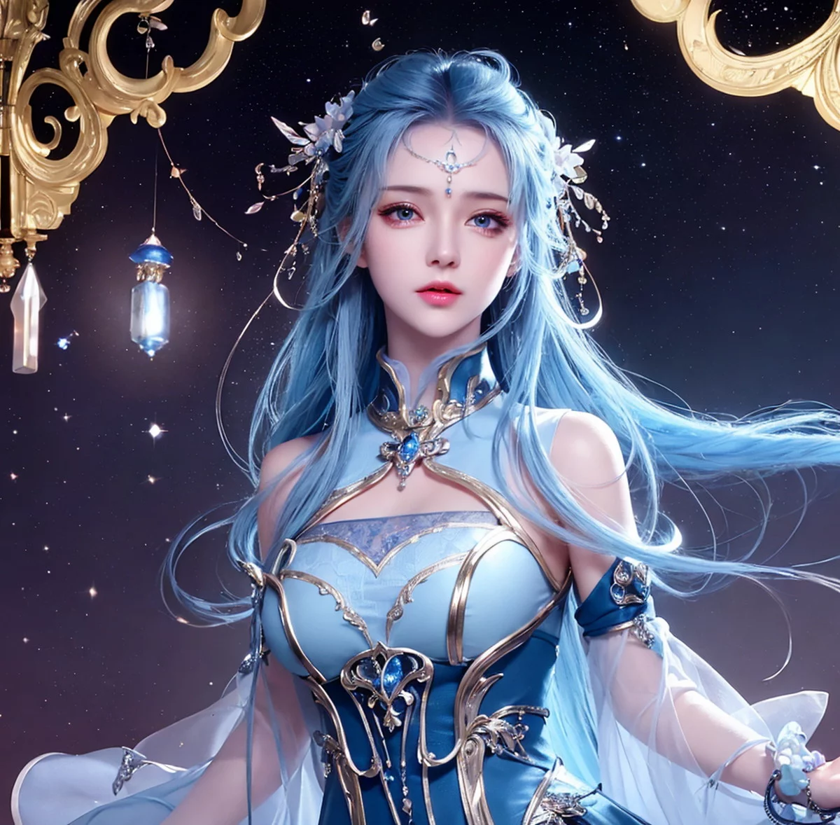 AI美图010期绮丽梦幻主题性感梦幻美女完美身材迷人写真及下载28P