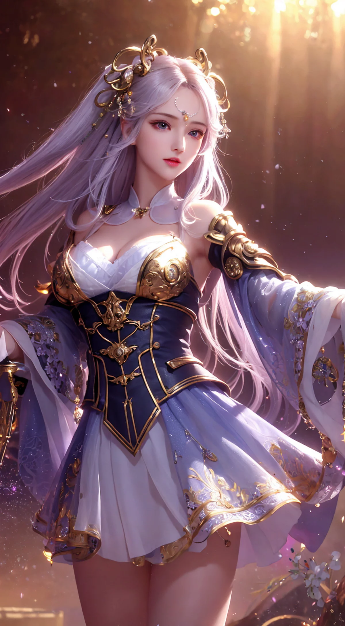 AI美图010期绮丽梦幻主题性感梦幻美女完美身材迷人写真及下载28P