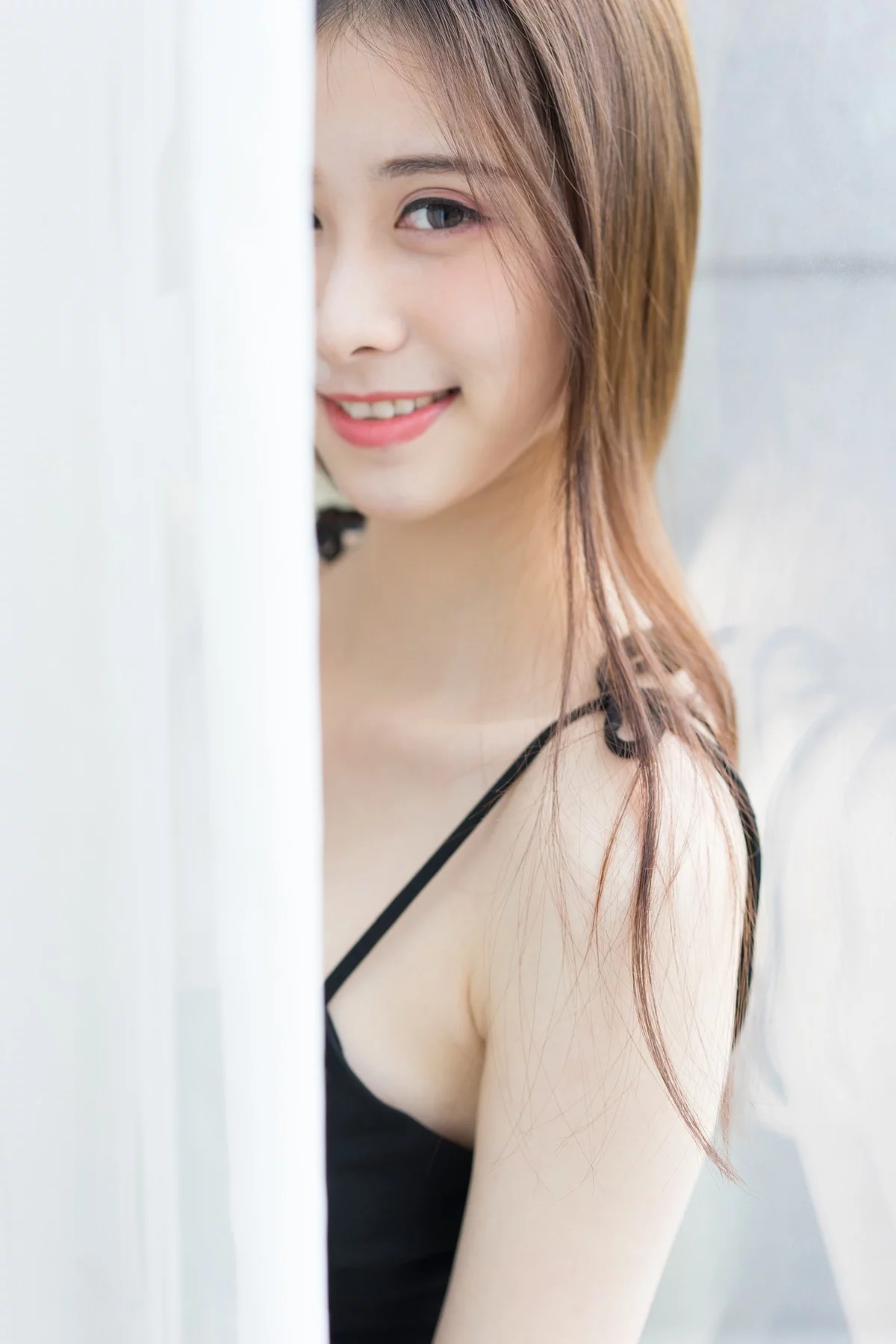 B站女主播一只小仙若黑丝女仆主题性感吊带长裙+黑色女仆装配黑丝袜诱惑写真68P