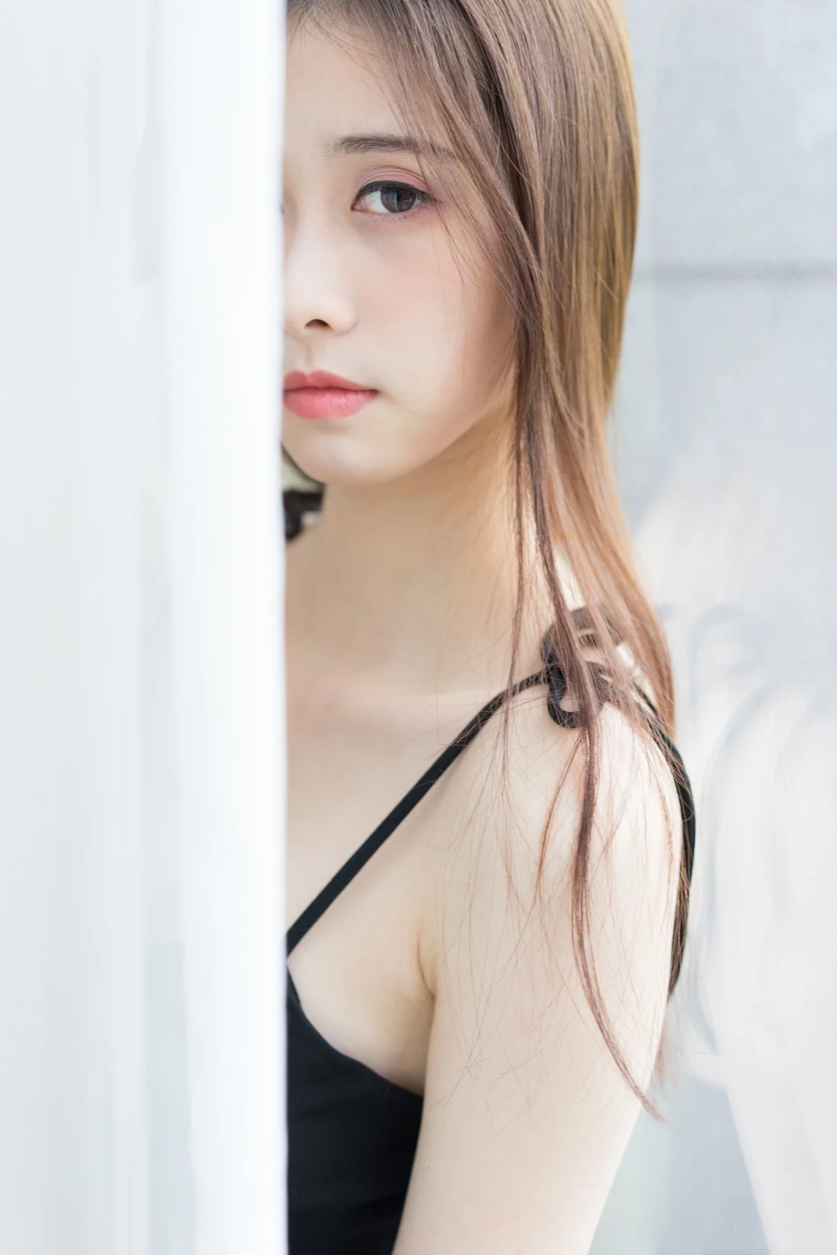 B站女主播一只小仙若黑丝女仆主题性感吊带长裙+黑色女仆装配黑丝袜诱惑写真68P