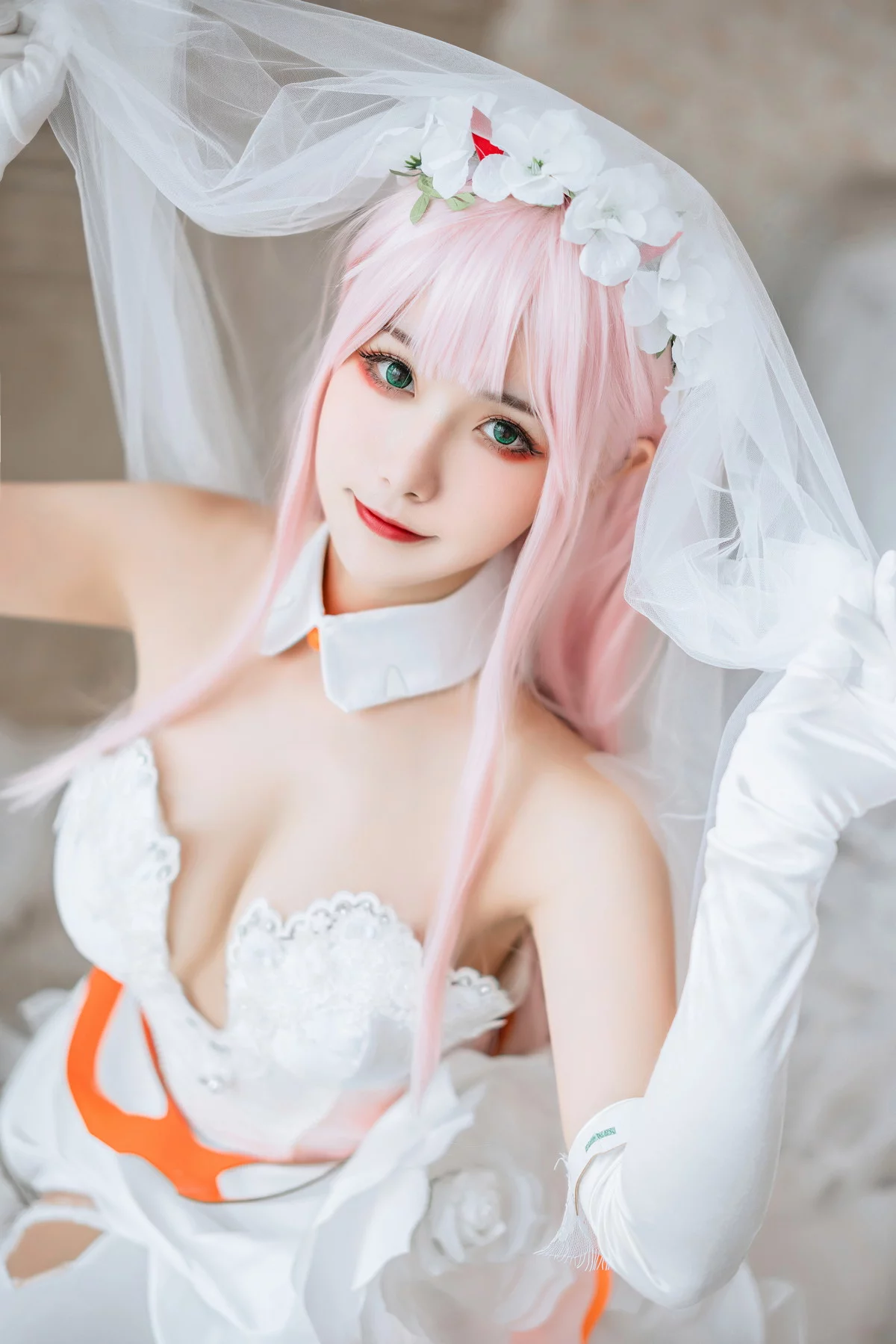 微博妹子Momoko葵葵泳装&兔女郎&花嫁主题性感多套服饰秀完美身材诱惑写真61P