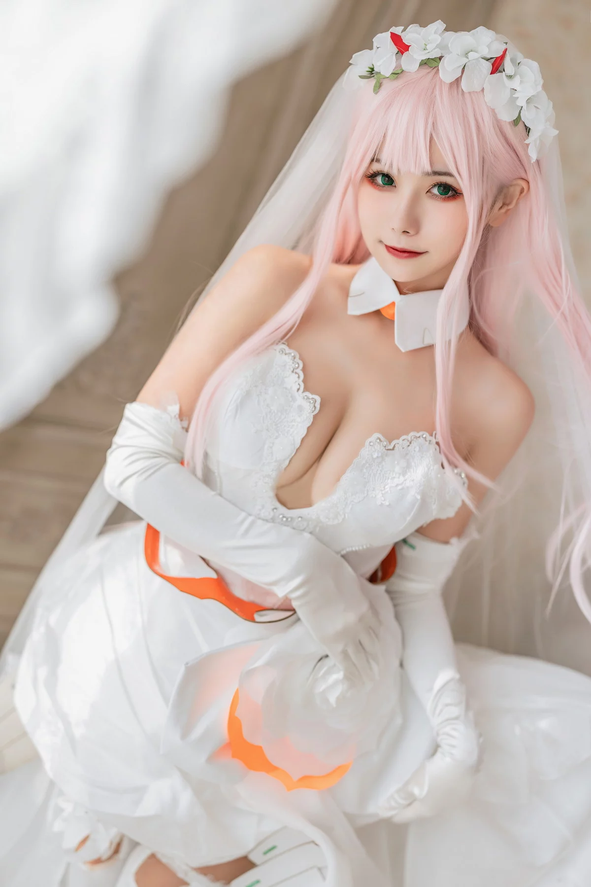 微博妹子Momoko葵葵泳装&兔女郎&花嫁主题性感多套服饰秀完美身材诱惑写真61P
