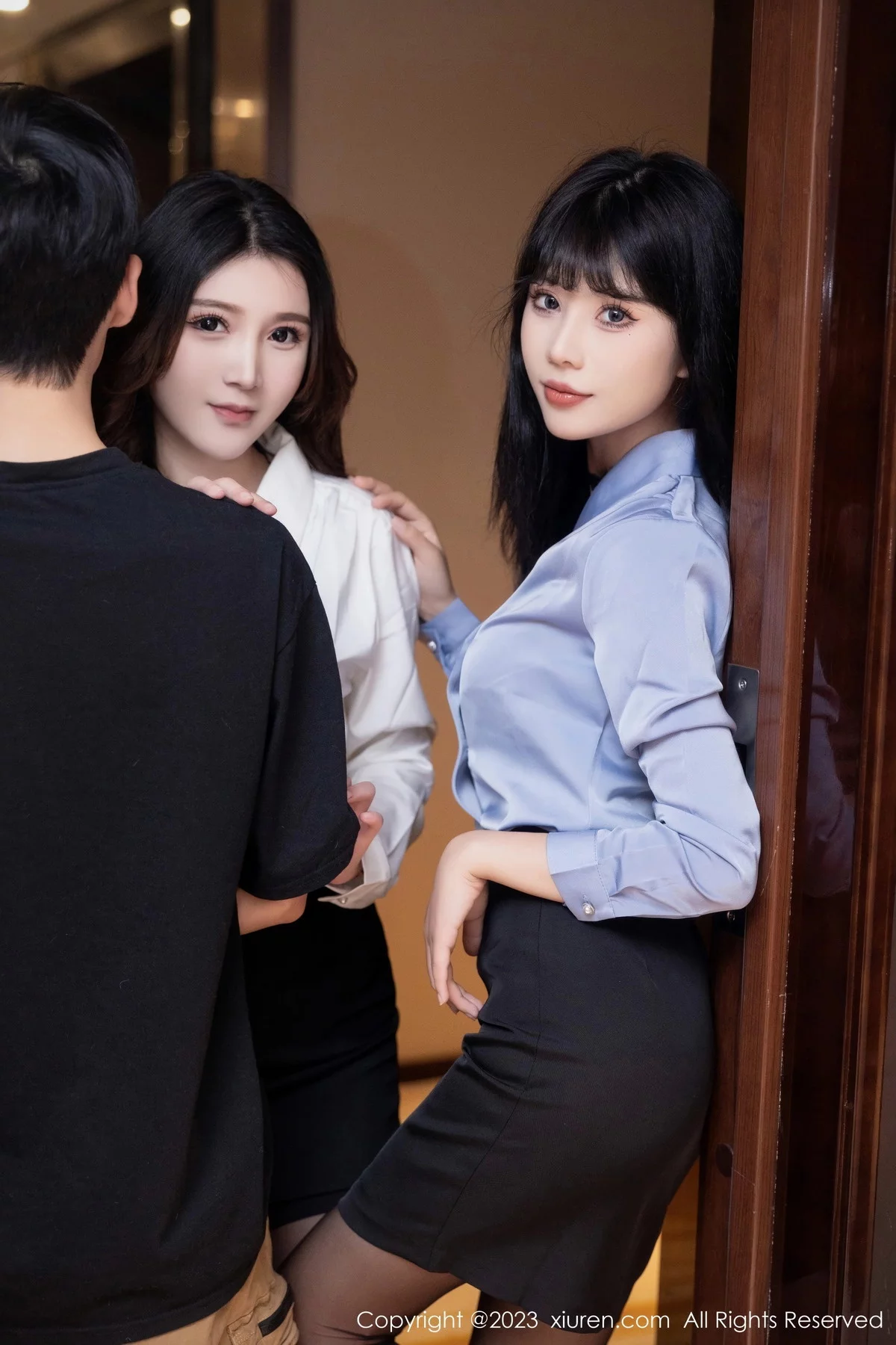 XiuRen第7642期_模特合集新人江幼瑶浴室主题性感蕾丝内衣配超薄黑丝魅惑写真83P