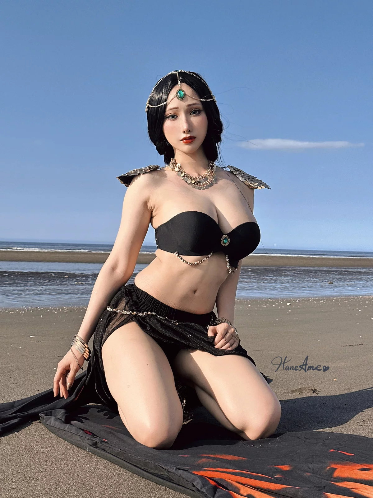 Coser美女雨波_HaneAme9月合集主题户外性感内衣系列秀丰满身材惹火诱惑写真171P
