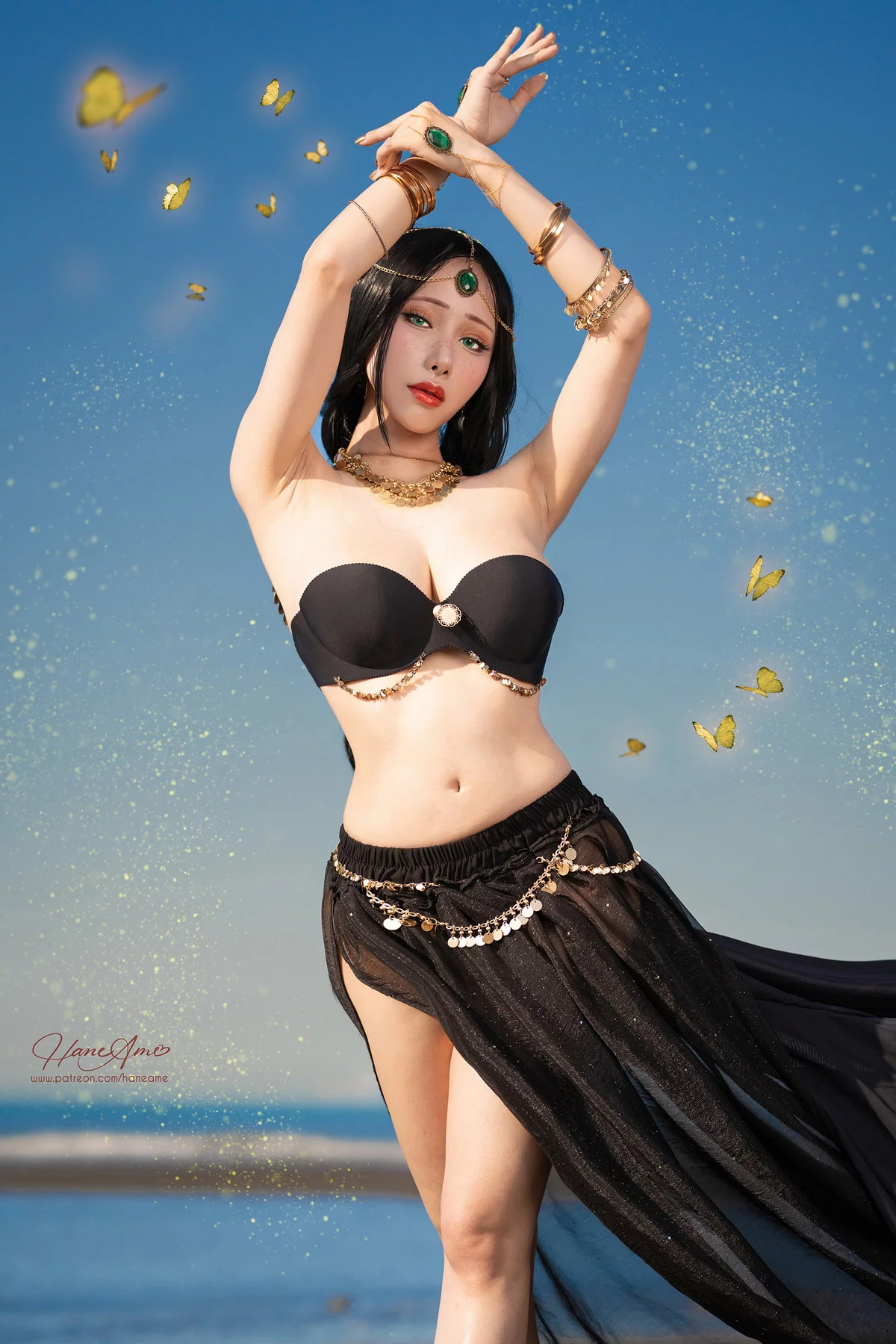 Coser美女雨波_HaneAme9月合集主题户外性感内衣系列秀丰满身材惹火诱惑写真171P