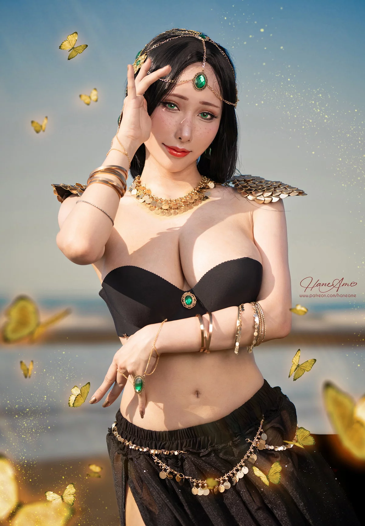 Coser美女雨波_HaneAme9月合集主题户外性感内衣系列秀丰满身材惹火诱惑写真171P