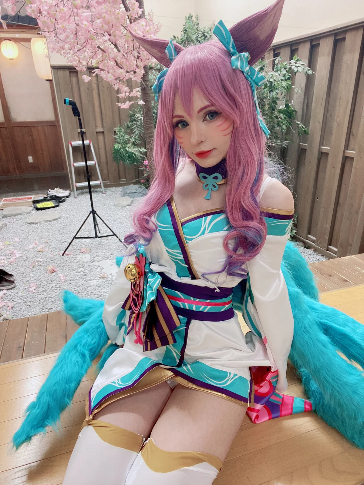 爱尔兰萝莉美女Peach Milky阿狸英雄联盟主题性感多套服饰系列秀完美身材诱惑写真142P