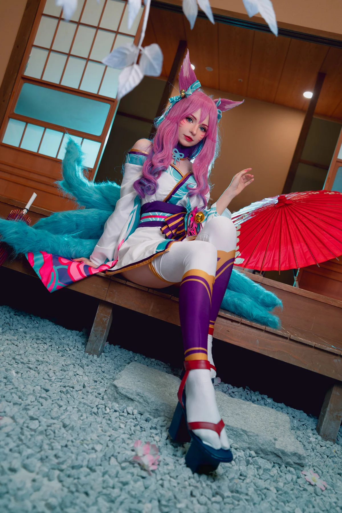 爱尔兰萝莉美女Peach Milky阿狸英雄联盟主题性感多套服饰系列秀完美身材诱惑写真142P