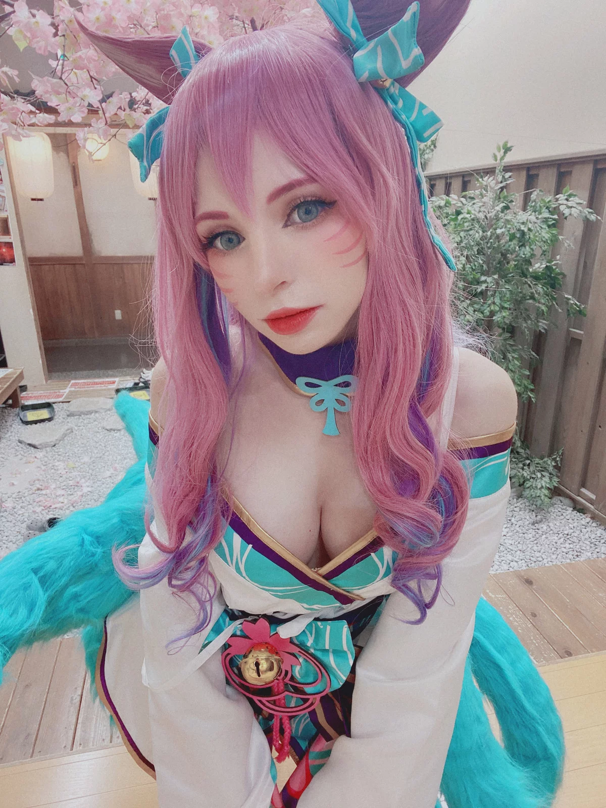 爱尔兰萝莉美女Peach Milky阿狸英雄联盟主题性感多套服饰系列秀完美身材诱惑写真142P