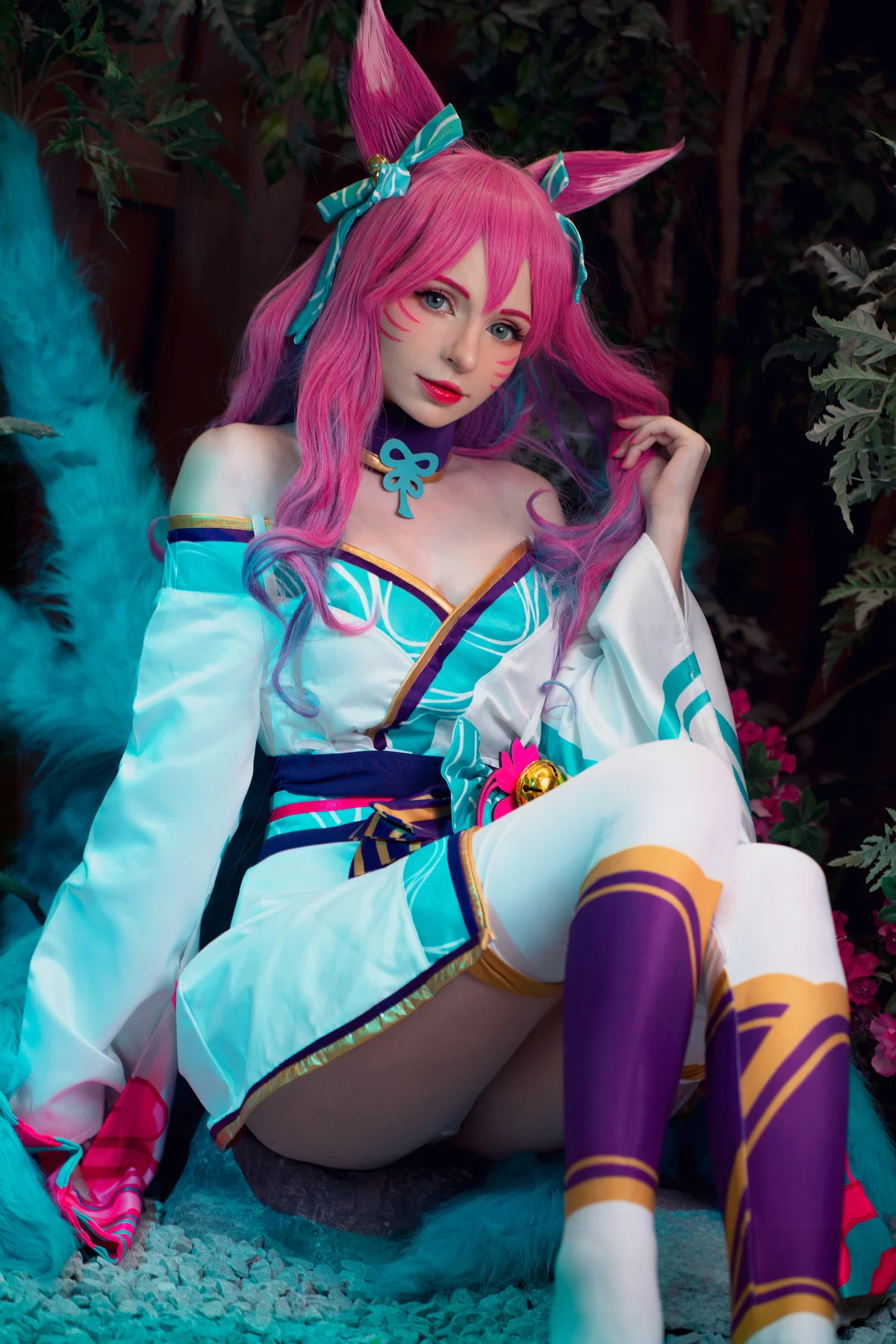 爱尔兰萝莉美女Peach Milky阿狸英雄联盟主题性感多套服饰系列秀完美身材诱惑写真142P