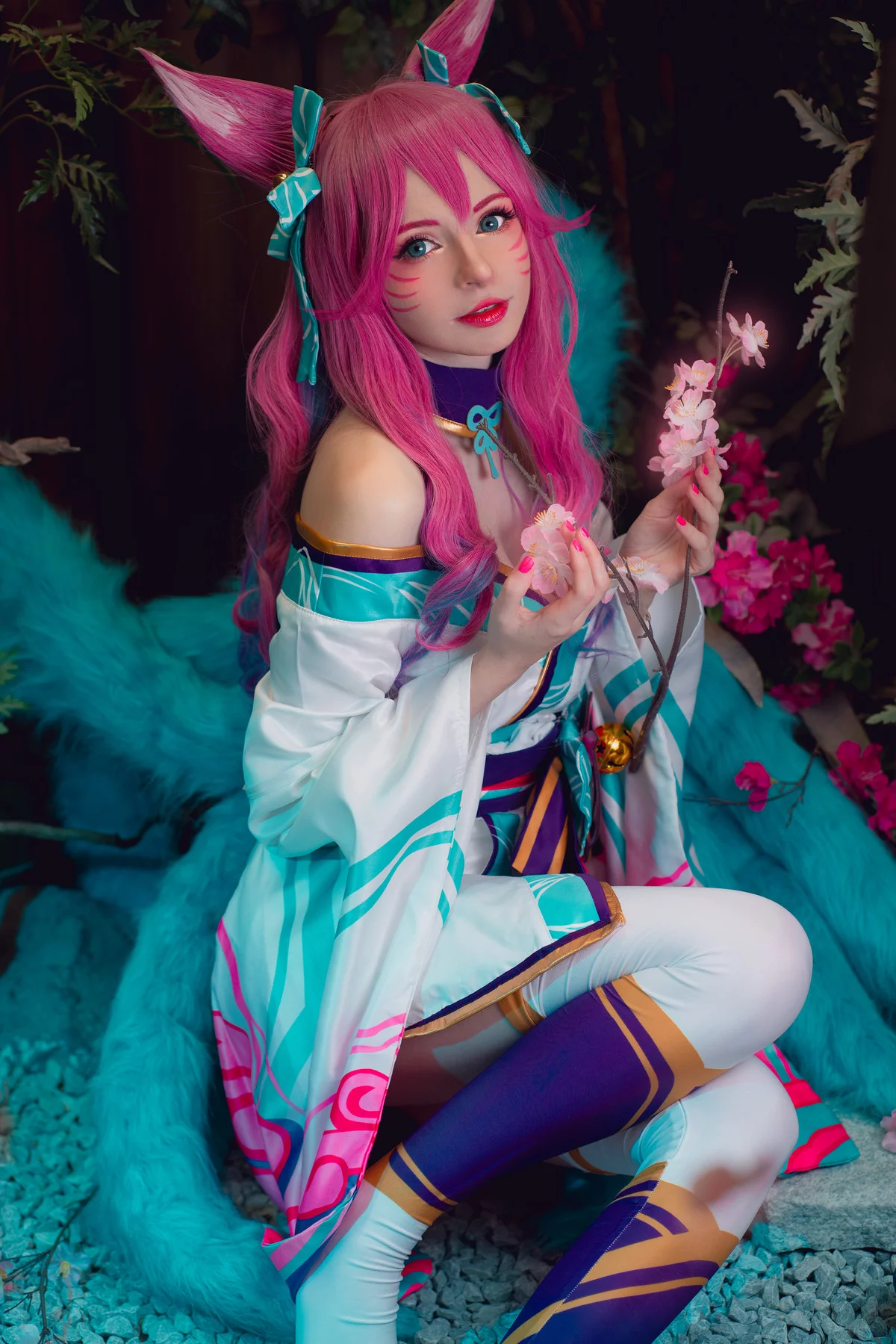 爱尔兰萝莉美女Peach Milky阿狸英雄联盟主题性感多套服饰系列秀完美身材诱惑写真142P