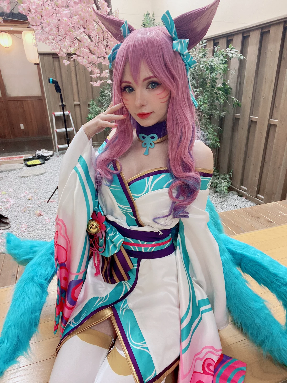 爱尔兰萝莉美女Peach Milky阿狸英雄联盟主题性感多套服饰系列秀完美身材诱惑写真142P