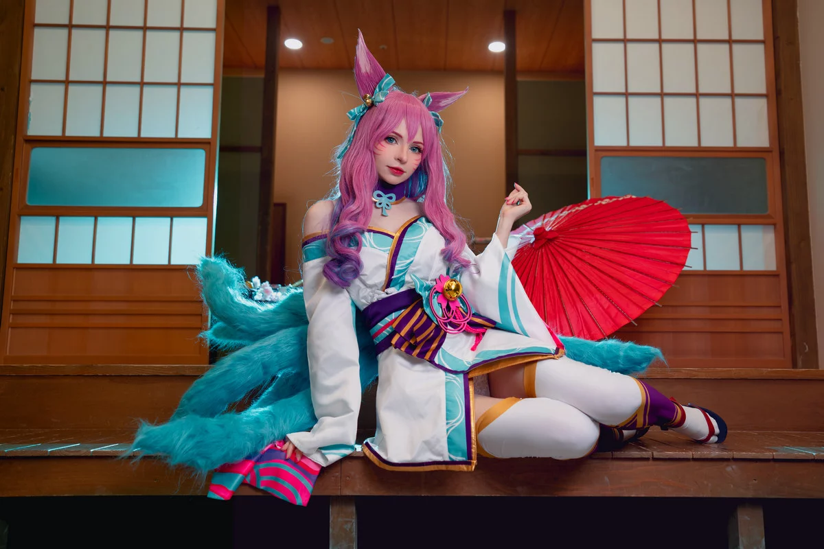 爱尔兰萝莉美女Peach Milky阿狸英雄联盟主题性感多套服饰系列秀完美身材诱惑写真142P