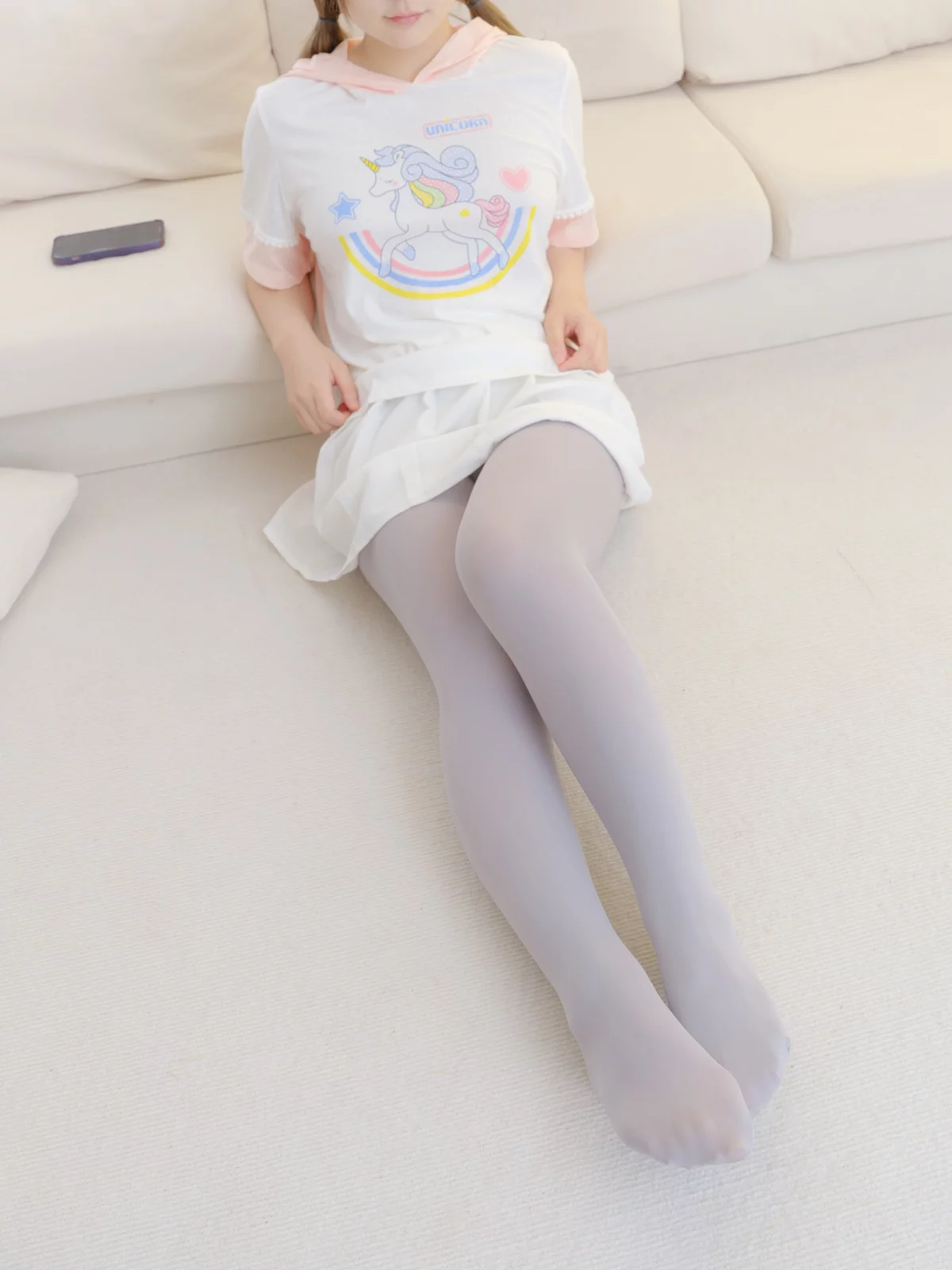 萝莉写真机构森萝财团Sia试拍主题私房多套性感服饰配超薄无内灰丝秀翘臀诱惑写真148P