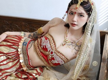 XiuRen第6240期_模特乔一一性感异域风情舞女服饰秀曼妙身姿迷人气质诱惑写真76P