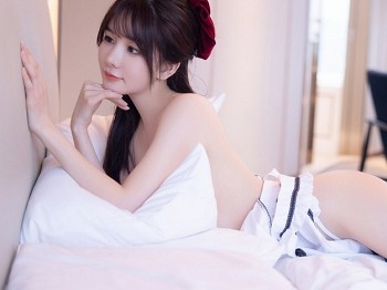 XiuRen第6299期_模特婠婠么性感真空白色女仆配白丝袜秀曼妙身姿迷人诱惑写真78P