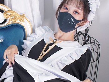 网络美女茶籽ccz欧式女仆主题私房性感女仆长裙配超薄黑丝秀美腿迷人诱惑写真144P